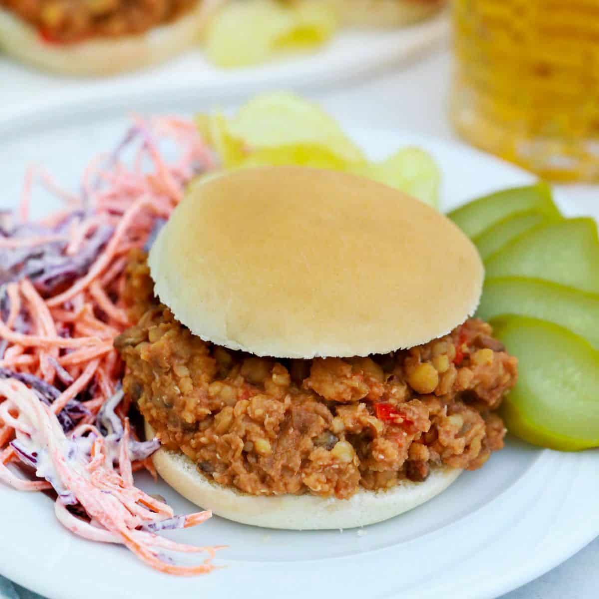 Instant Pot Lentil Sloppy Joes